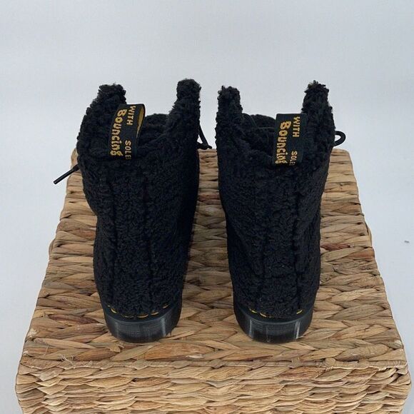 Dr. Martens‎ 1460 PASCAL WOMEN'S FAUX SHEARLING BOOTS Size 7 Black - Picture 8 of 14